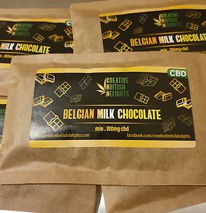 100mg Full spectrum CBD Milk chocolate