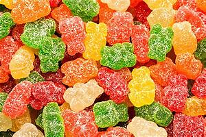 Super Sour Fruit Gummie Bears (mixed flavours)