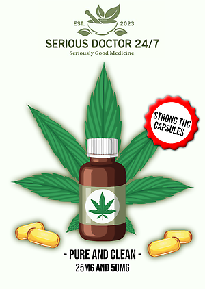 Strong THC Capsules - Pure and Clean Meds