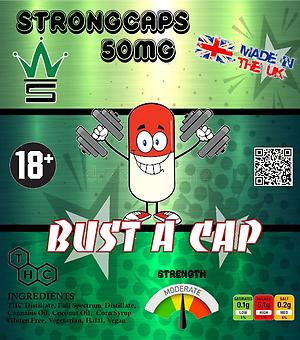 Packs 5 x 50mg THC Capsules - Dispensary Quality