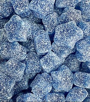 LOW DOSE GUMMIES 12.5MG FIZZY BLUE STARS - VEGAN <3