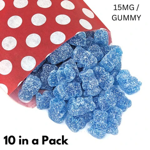 15MG Vegan Fizzy Blue Bears 🐻 🌱 / 15MG per Piece