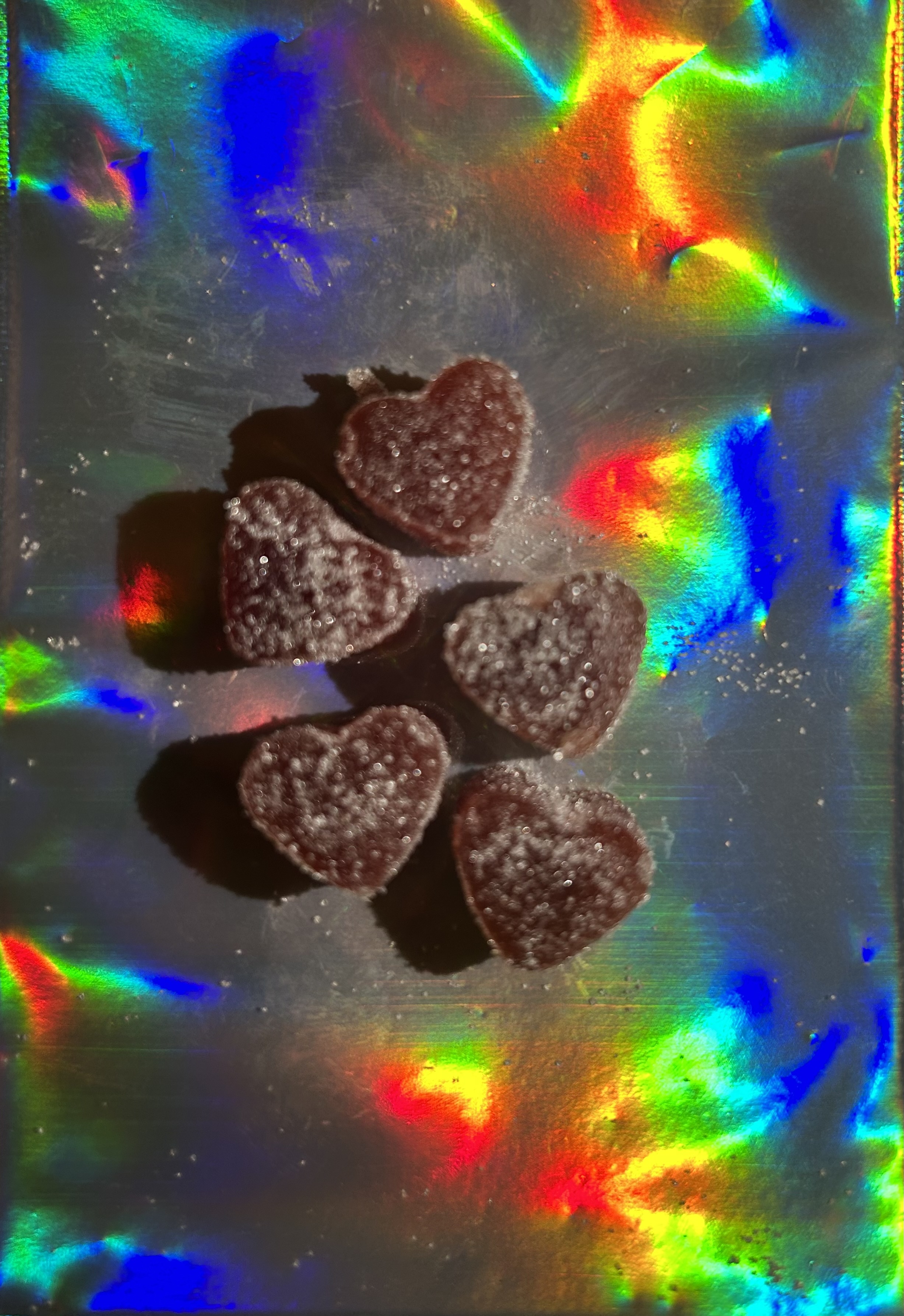 250mg Love Heart Gummy edibles