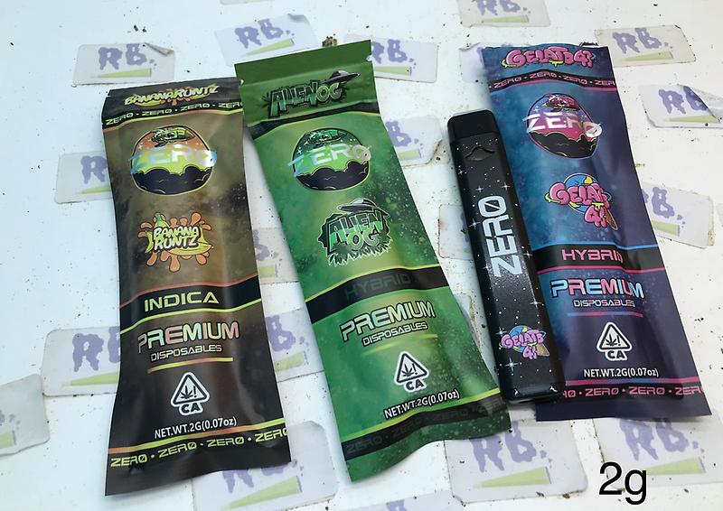 ZERO GRAVITY 2G DISPOSABLE VAPE PENS