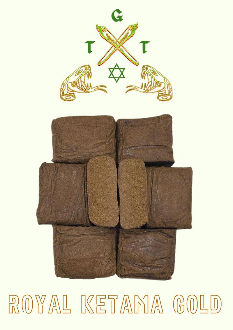 ROYAL KETAMA GOLD HASH *FREE SHIPPING*