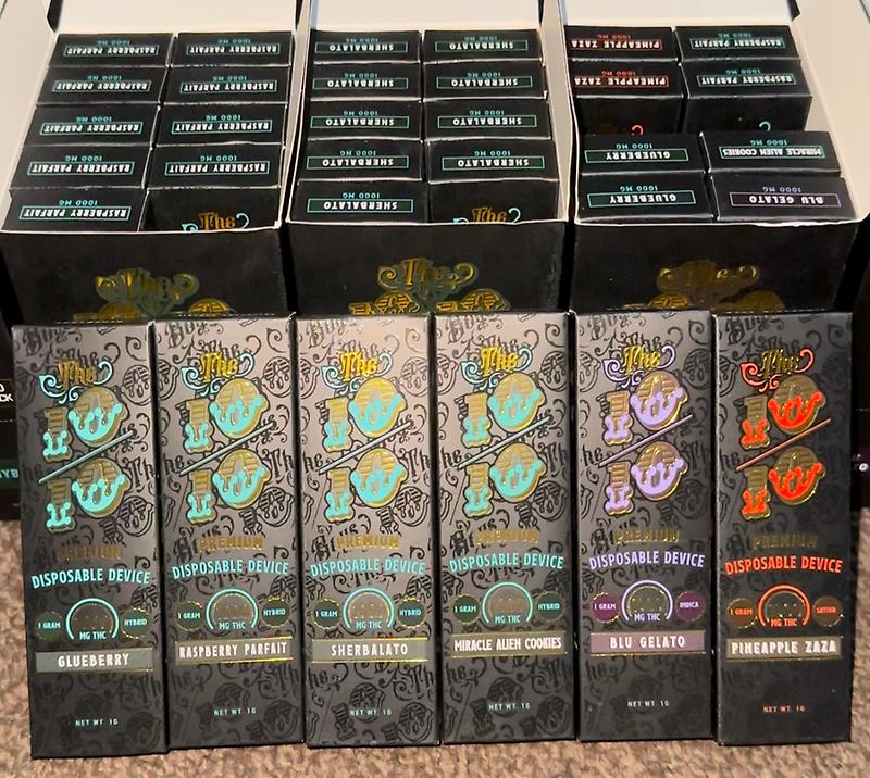 The 10/10 Boys 1000mg Premium THC Vape Pen