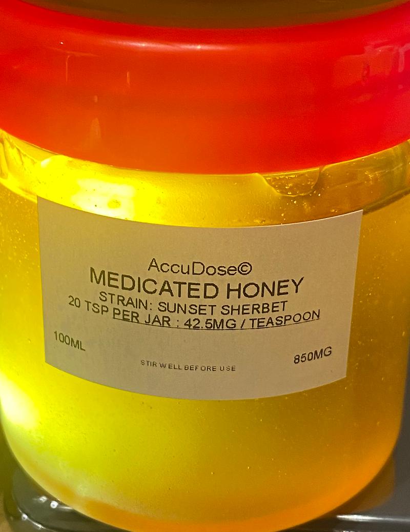 THC INFUSED MEDICATED HONEY