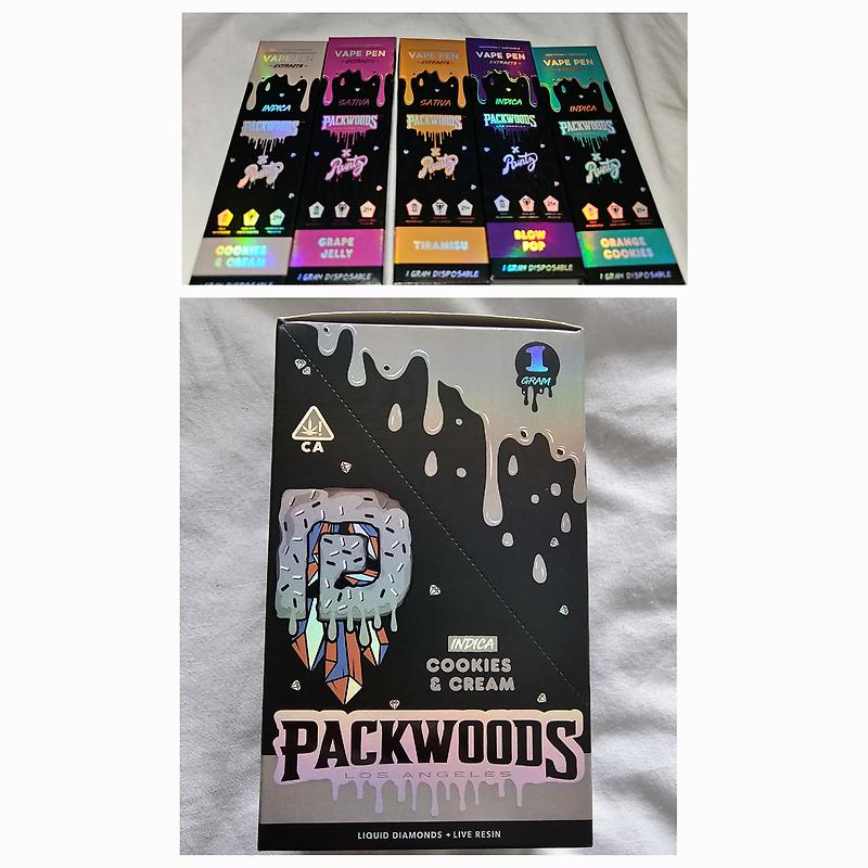 PackwoodS 1G Liquid Diamonds Live Resin Vape Pens