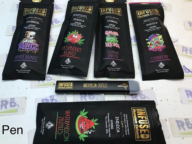 INFUSED PREMIUM EXTRACTS 600MG VAPE PENS