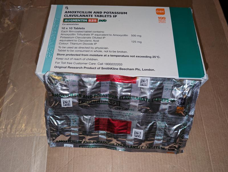 Flu Antibiotic Augmentin 625 Duo Tablet