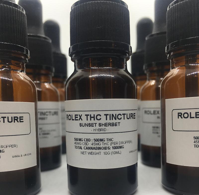 SUNSET SHERBET SINGLE ORIGIN LIVE RESIN TINCTURE 500MG