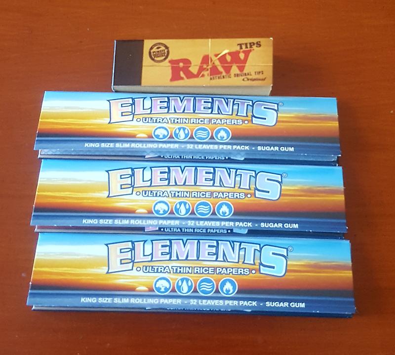 Elements&times;3 and 1&times; raw tips(free p&p)