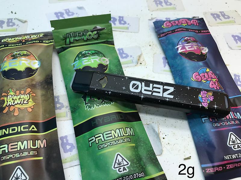 ZERO GRAVITY 2G DISPOSABLE VAPE PENS