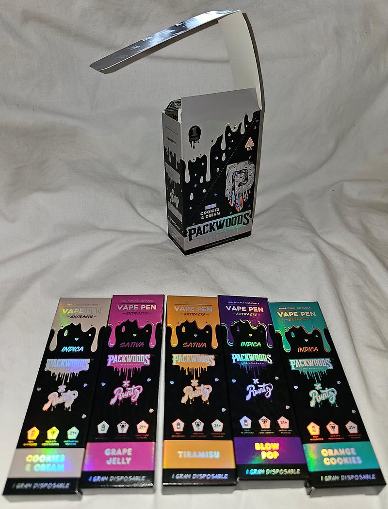 PackwoodS 1G Liquid Diamonds Live Resin Vape Pens