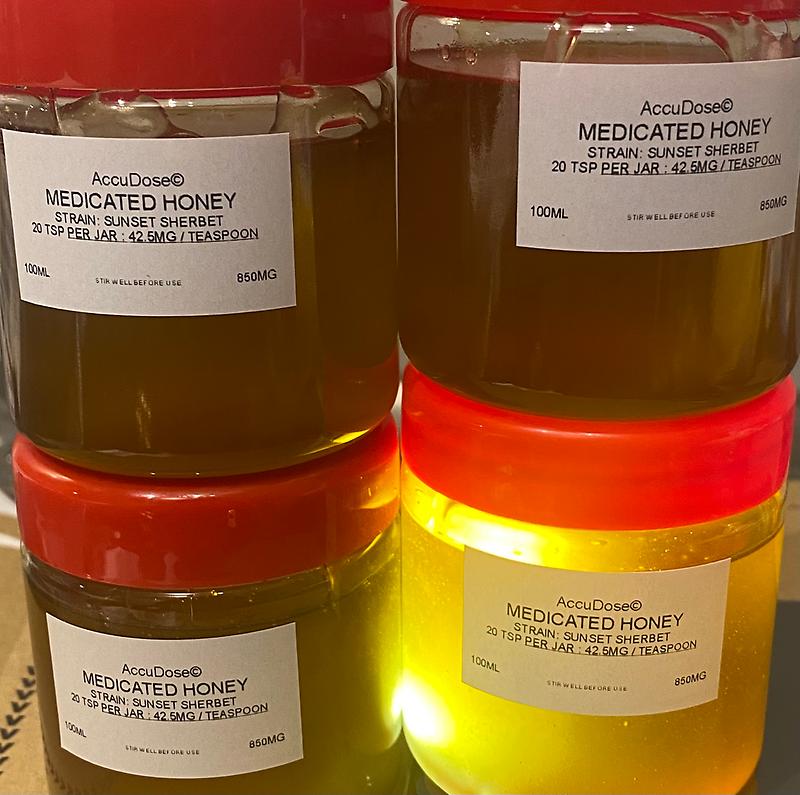 THC INFUSED MEDICATED HONEY
