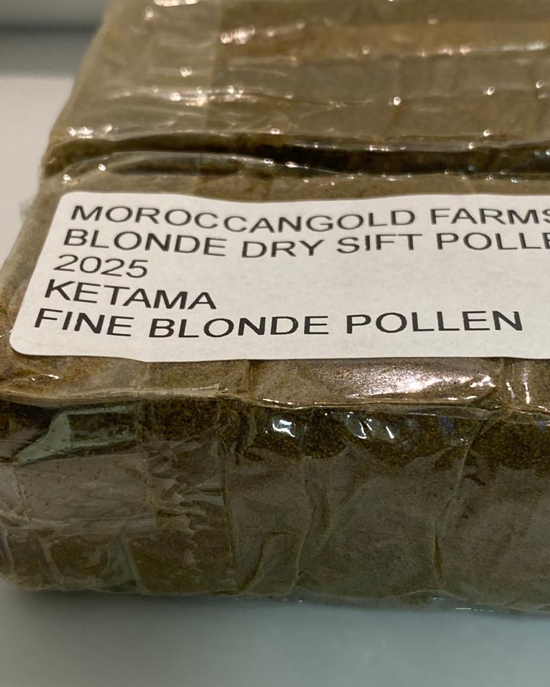 Traditional Blonde La Mousse Hash - Genuine Moroccan