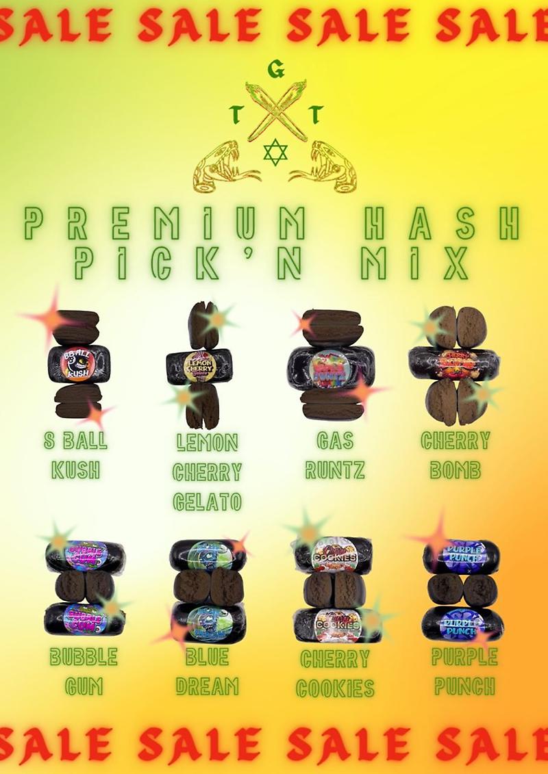 PREMIUM HASH PICK N MIX SALE´*FREE SHIPPING*