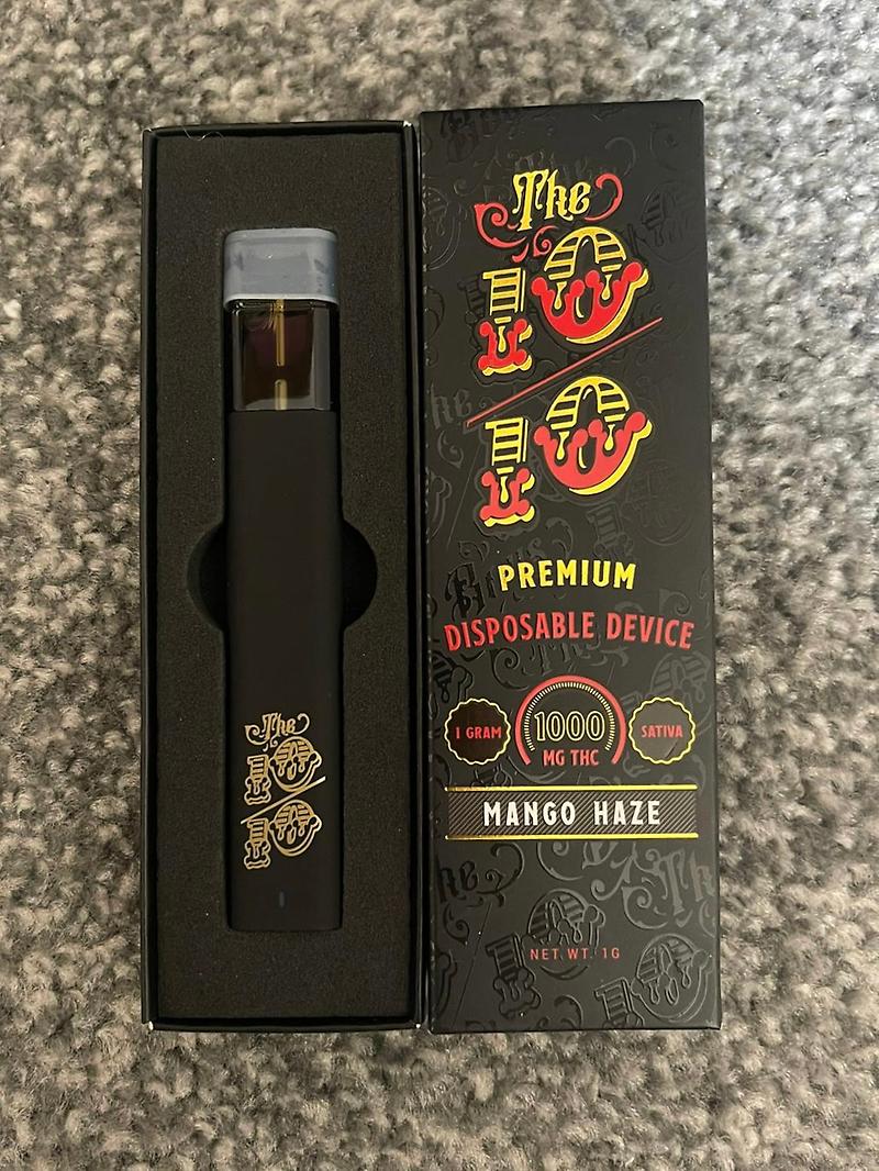The 10/10 Boys 1000mg Premium THC Vape Pen